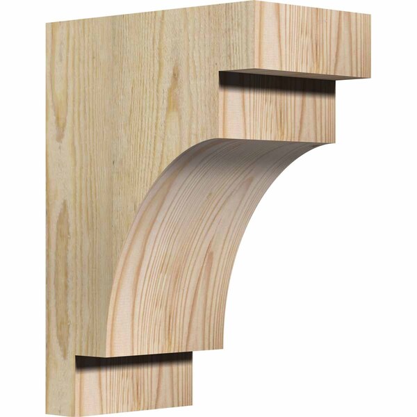 Ekena Millwork Mediterranean Rough Sawn Corbel, Douglas Fir, 6"W x 10"D x 14"H COR06X10X14MED00RDF - main